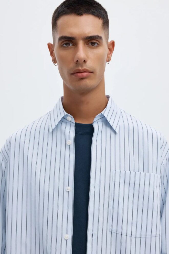 HEMD 16102295 ANRASLUND STRIPED BLUE