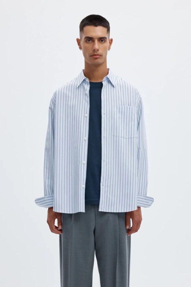 HEMD 16102295 ANRASLUND STRIPED BLUE