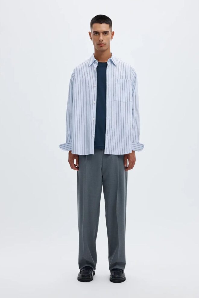 HEMD 16102295 ANRASLUND STRIPED BLUE