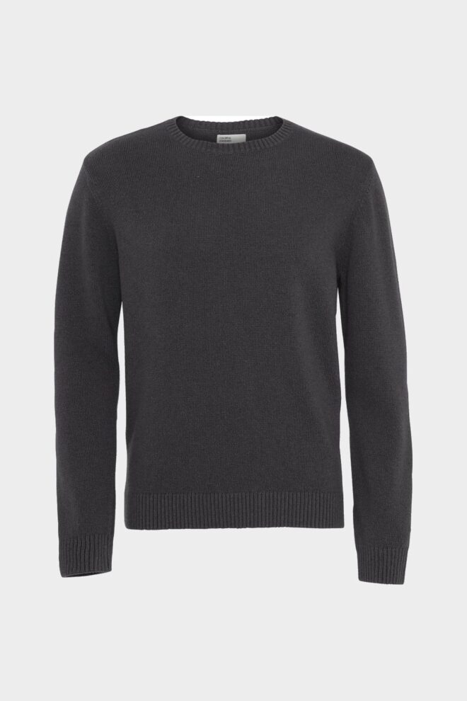 PULLOVER CLASSIC MERINO WOOL CREW LAVA GREY