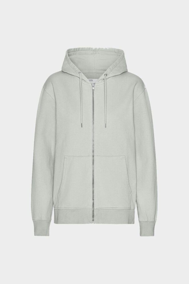 HOODIE CLASSIC ORGANIC ZIP HOOD LIMESTONE