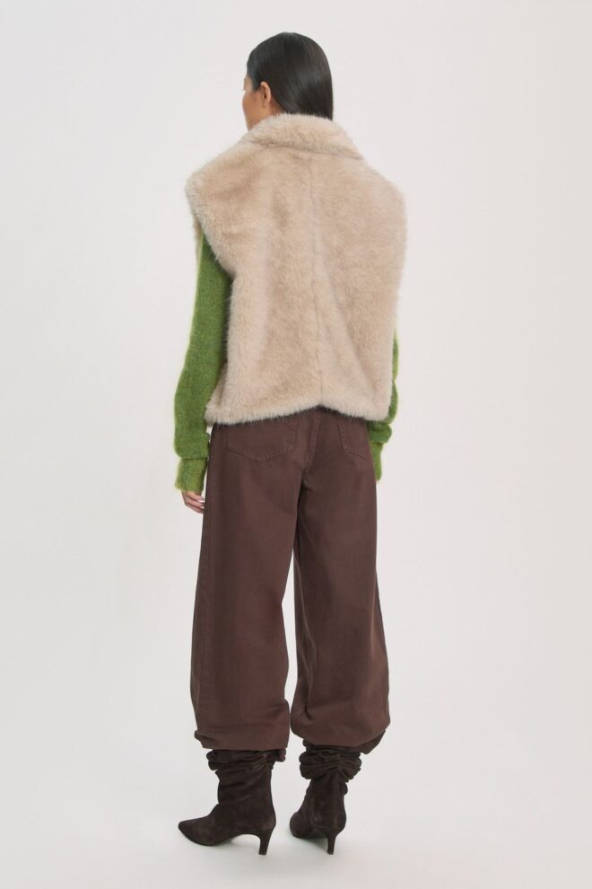 JACKE PIPER VEST SILVER GREY