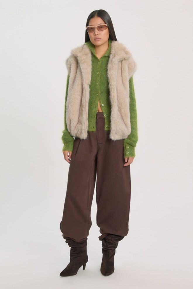 JACKE PIPER VEST SILVER GREY