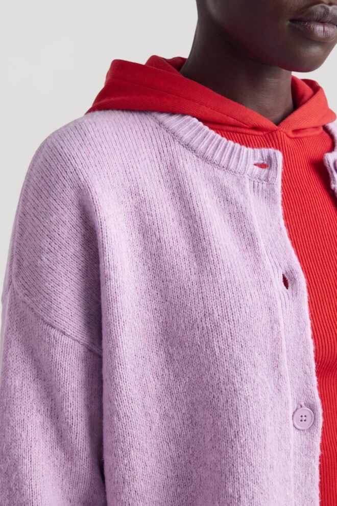 WESTE KONNY CARDIGAN LILAC