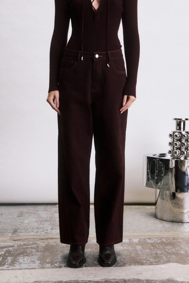 JEANS JEREMY JEAN BORDEAUX
