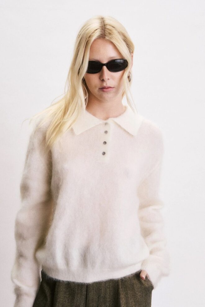PULLOVER REMY POLO CREME