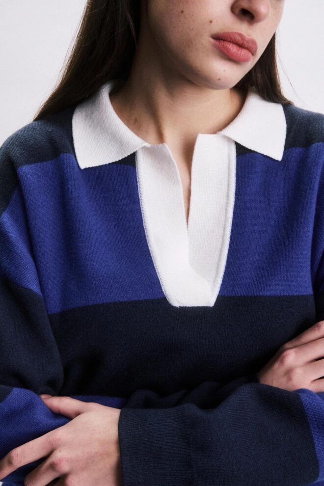 PULLOVER MORGAN PULL BLEU MARINE