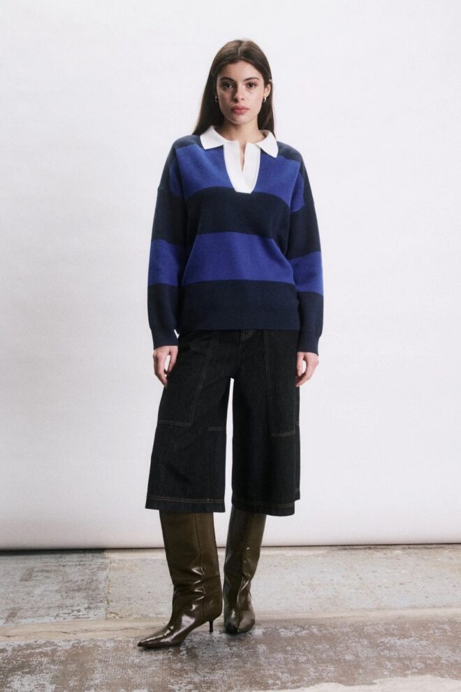 PULLOVER MORGAN PULL BLEU MARINE