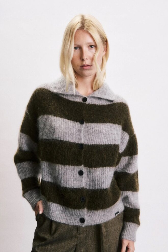 WESTE JOSH CARDIGAN KAKI