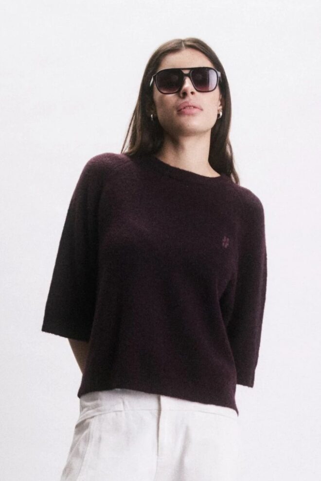 PULLOVER CRAIG PULL BORDEAUX