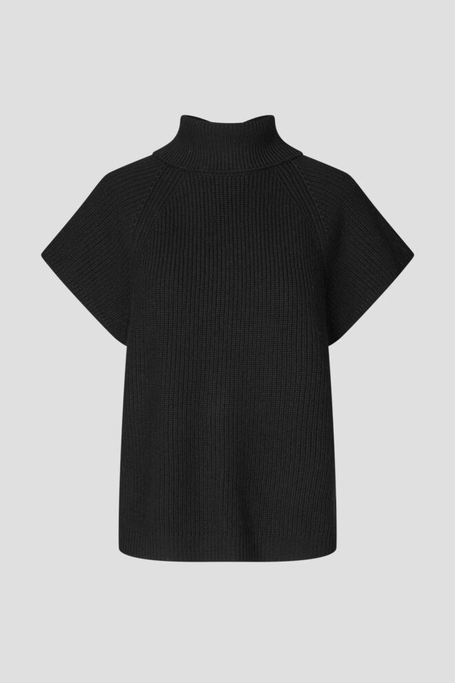 PULLOVER ETTAS KNIT VEST BLACK