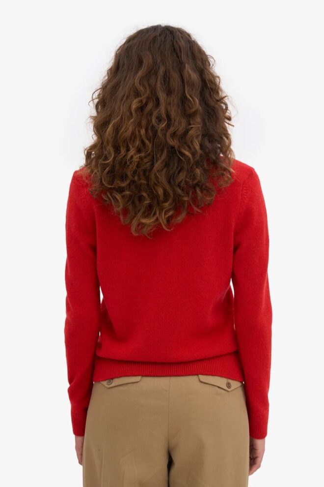 WESTE WOMEN MERINO CARD RED TANGERINE