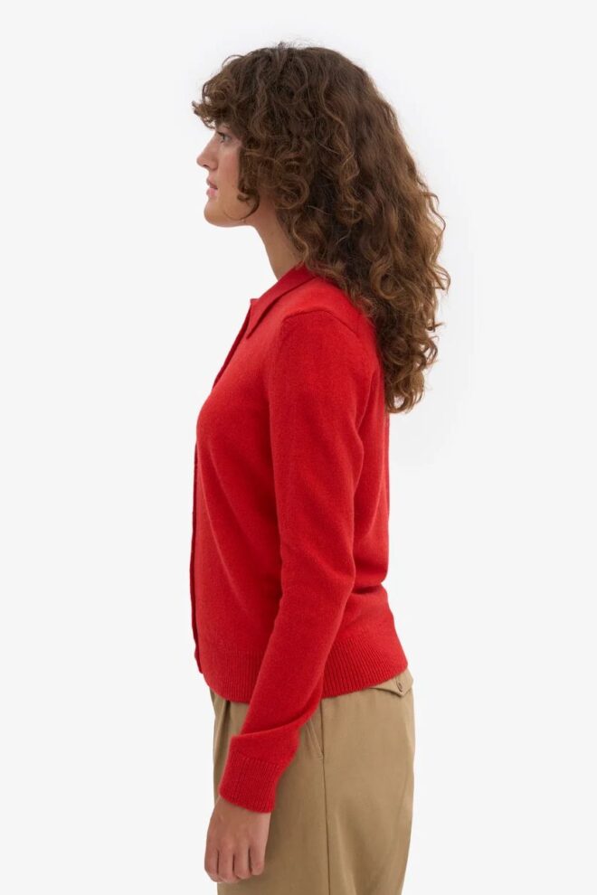 WESTE WOMEN MERINO CARD RED TANGERINE