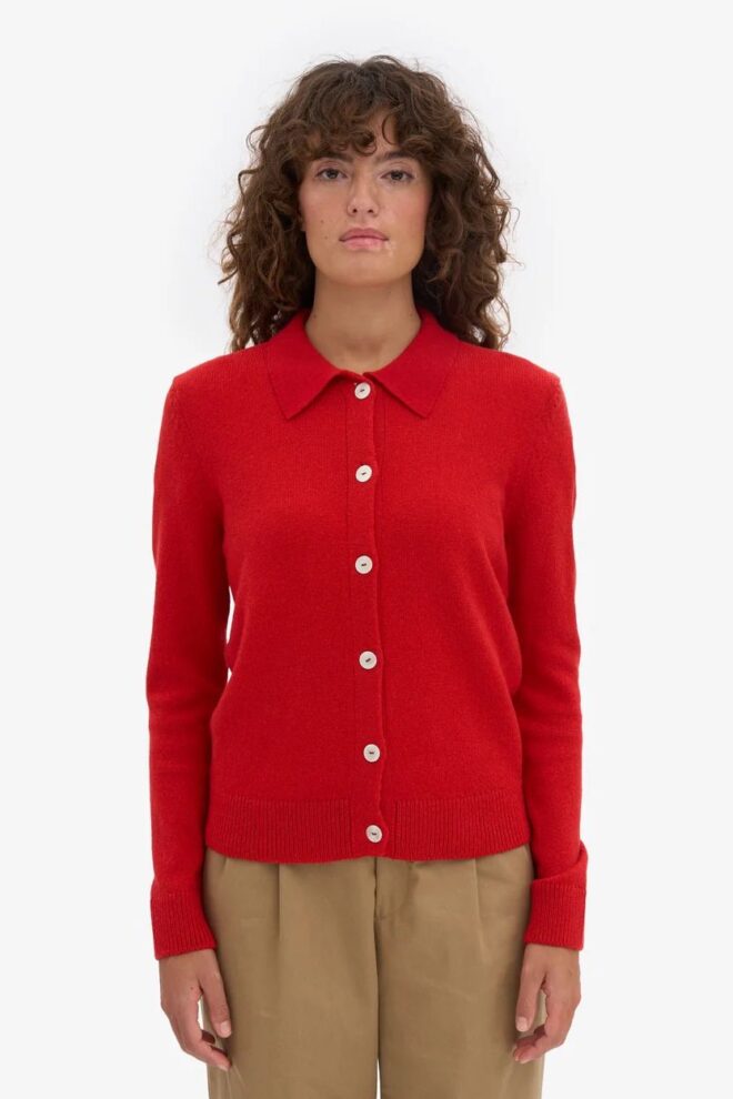 WESTE WOMEN MERINO CARD RED TANGERINE