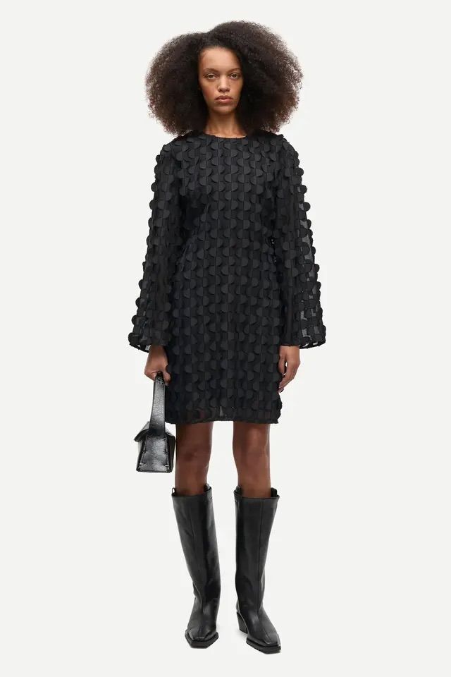 KLEID SACLOVERS LS DRESS 16183 BLACK
