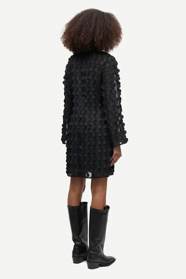 KLEID SACLOVERS LS DRESS 16183 BLACK