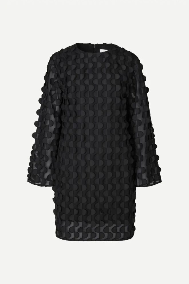 KLEID SACLOVERS LS DRESS 16183 BLACK