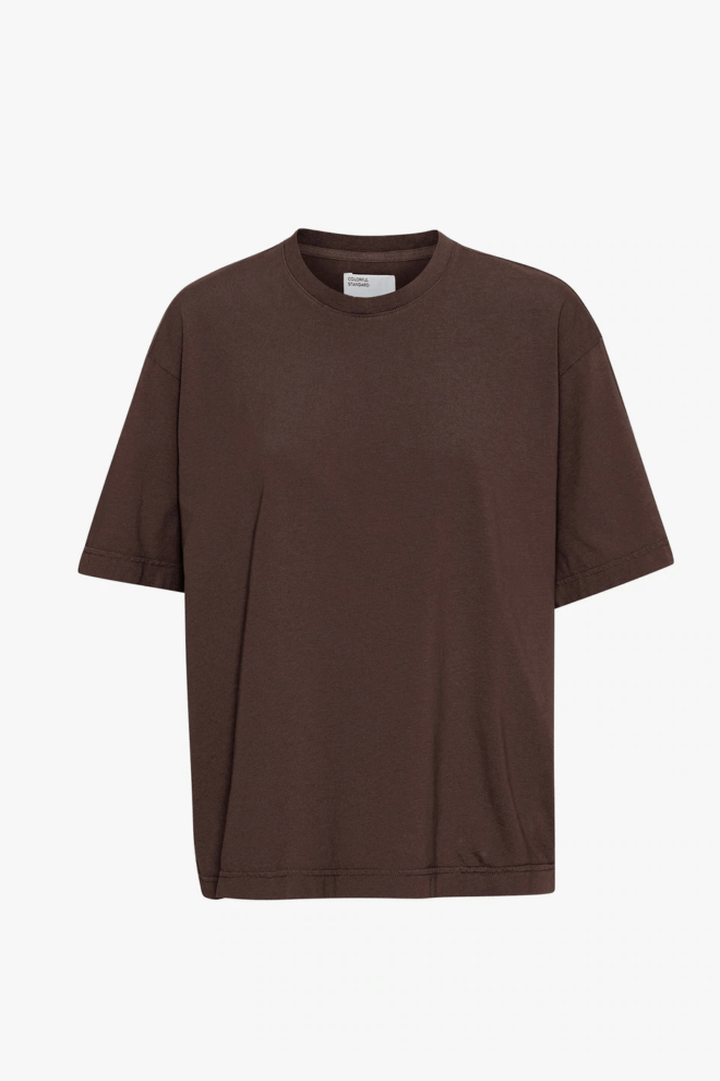 SHIRT WOMEN OVERSIZED ORGANIC COFFEE