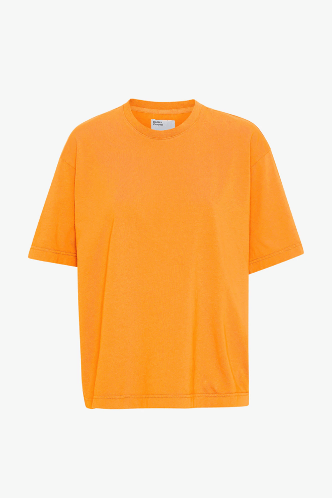 SHIRT WOMEN OVERSIZED ORGANIC SUNNY ORANGE