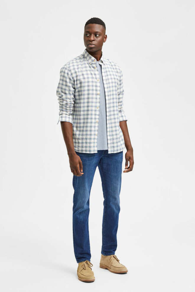 JEANS                                            16083176 STRAIGHT SCOTT MEDIUM BLUE