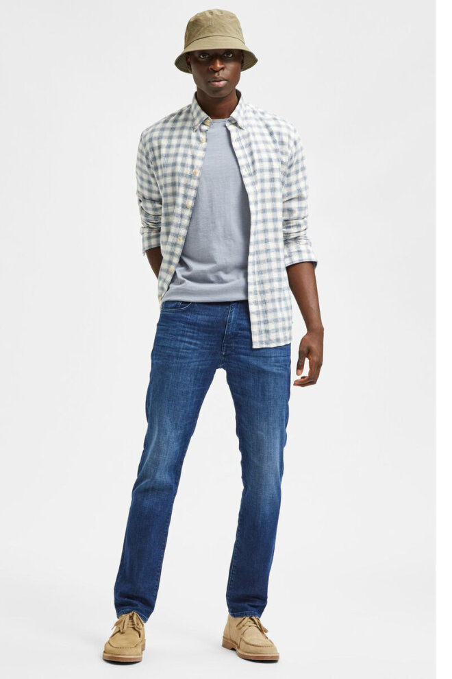 JEANS                                            16083176 STRAIGHT SCOTT MEDIUM BLUE