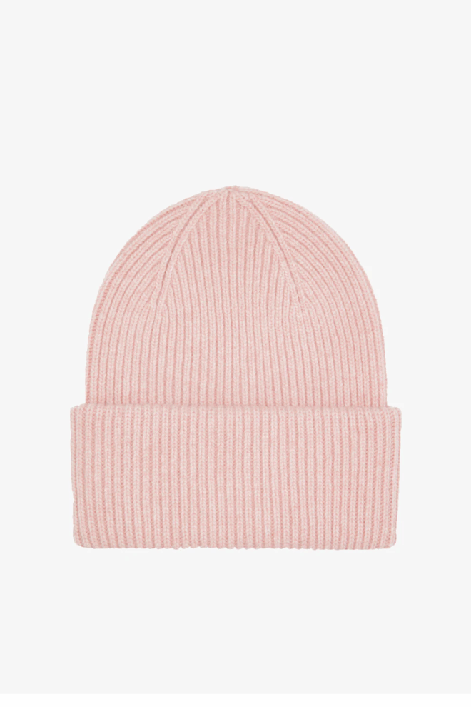MÜTZE                                            MERINO WOOL HAT FADED PINK