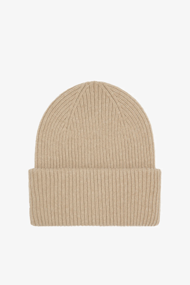 MÜTZE                                            MERINO WOOL HAT DESSERT KHAKI