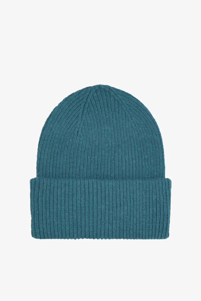 MÜTZE                                            MERINO WOOL HAT OCEAN GREEN