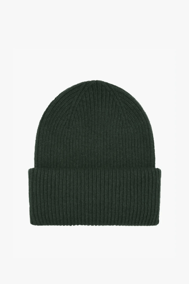 MÜTZE                                            MERINO WOOL HAT HUNTER GREEN