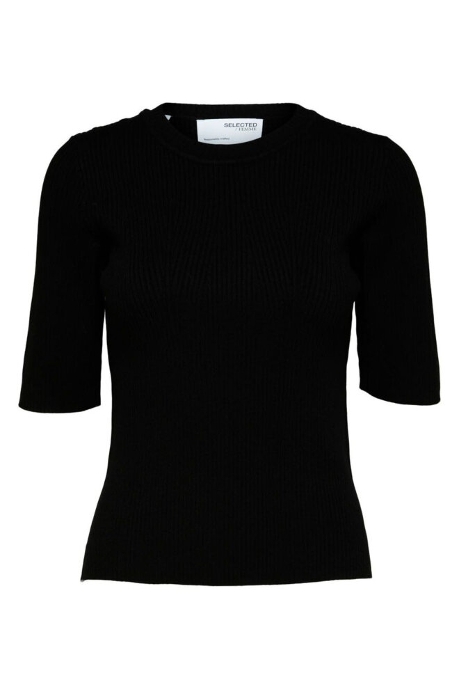 PULLOVER 16088431 SLFMALA BLACK