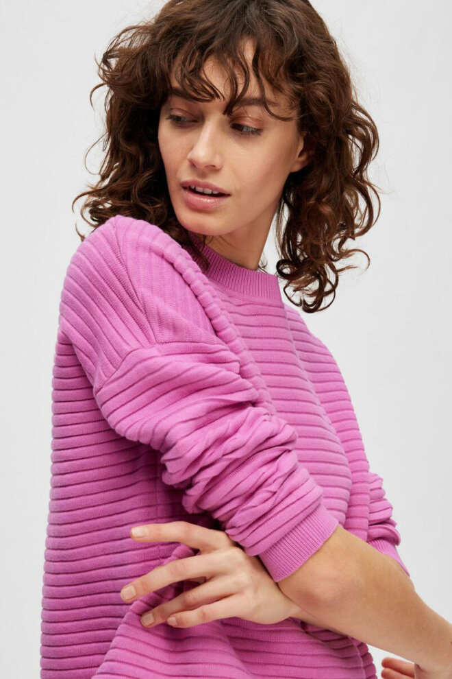 PULLOVER 16088685 SLFLAURINA LS KNIT CYCLAME