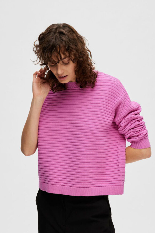 PULLOVER 16088685 SLFLAURINA LS KNIT CYCLAME