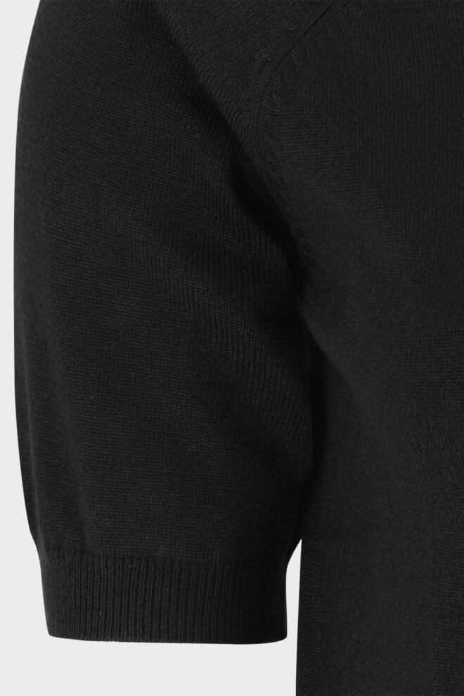 PULLOVER SRMARLA SS O-NECK KNIT BLACK