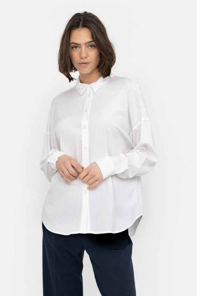 BLUSE SRFREEDOM WIDE SHIRT SNOW WHITE