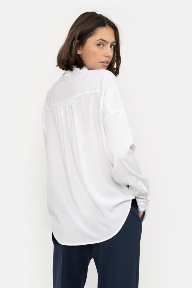 BLUSE SRFREEDOM WIDE SHIRT SNOW WHITE