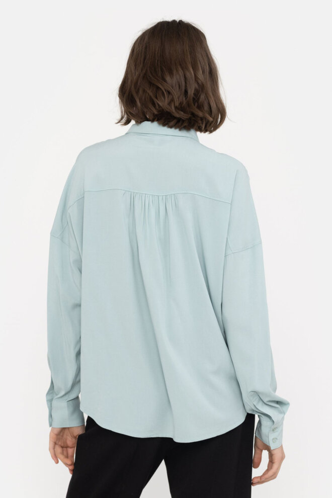 BLUSE SRFREEDOM WIDE SHIRT GRAY MIST