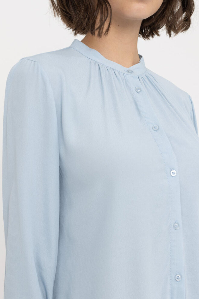 BLUSE SRANNA SHIRT CASHMERE BLUE