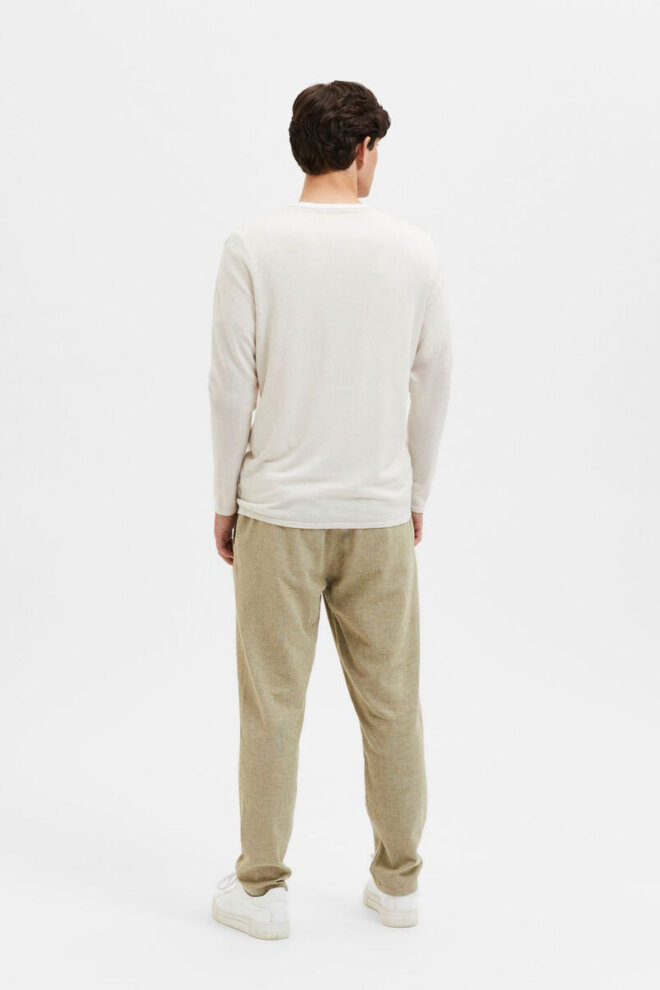 PULLOVER 16079774 SLHROME LS KNIT ANGORA