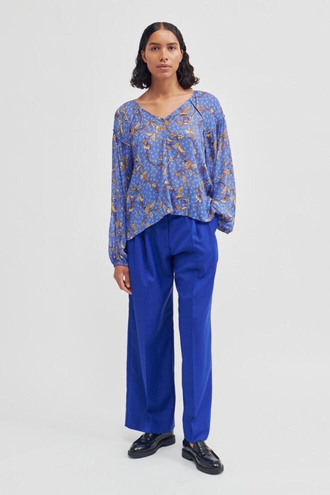 BLUSE LANTANA BLOUSE AMPARO BLUE