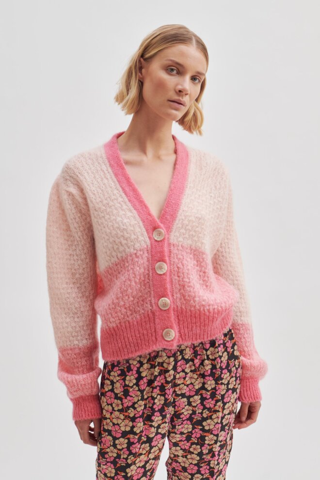 WESTE SEBASTIA KNIT CARDIGAN QUARTZ PINK
