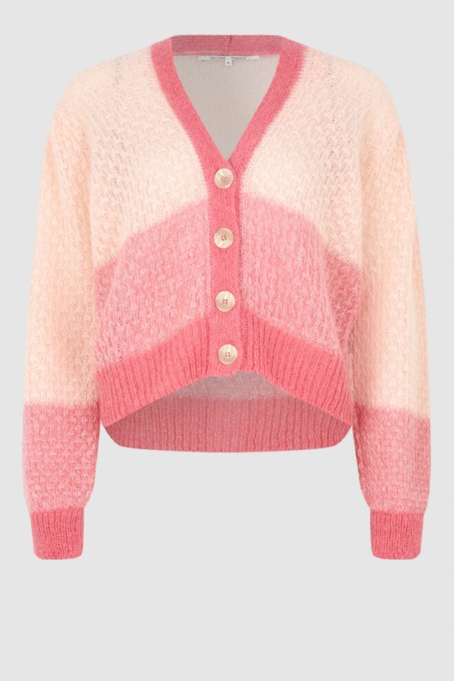 WESTE SEBASTIA KNIT CARDIGAN QUARTZ PINK