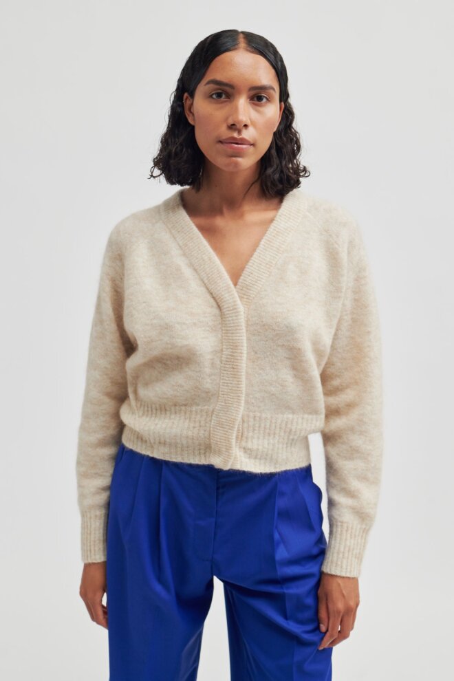 WESTE BROOK KNIT BOXY CARDIGAN BRAZILIAN