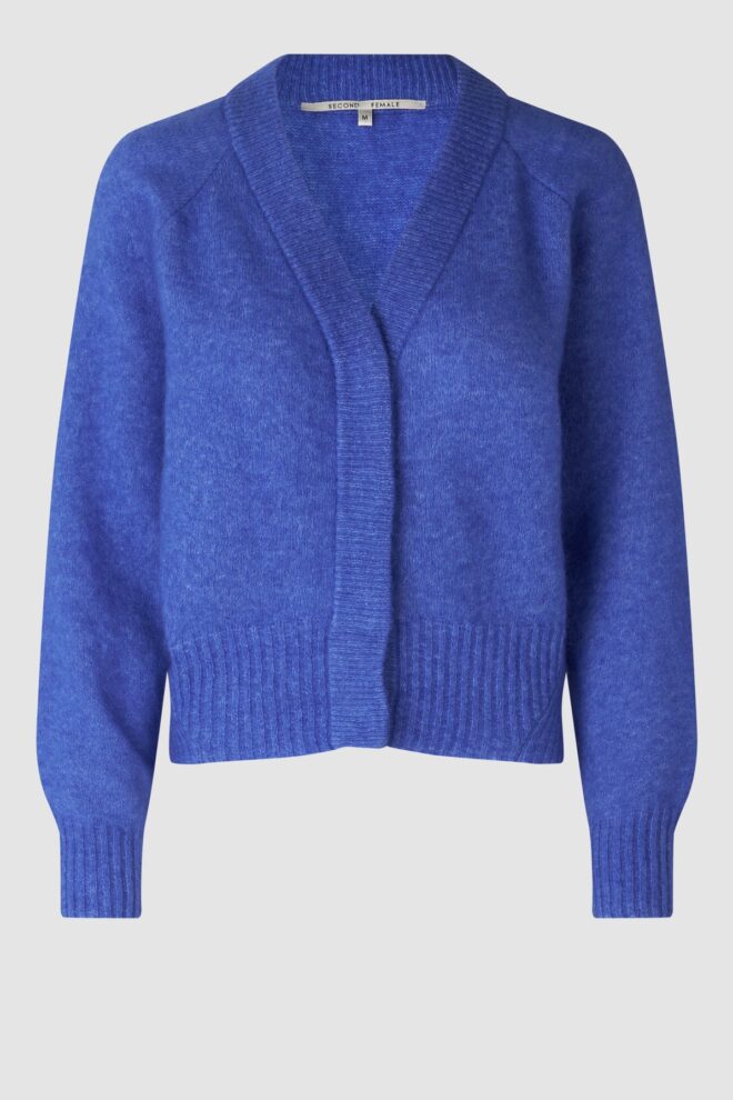 WESTE BROOK KNIT BOXY CARDIGAN AMPARO BLU