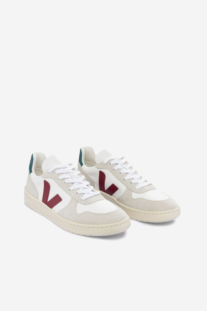 SNEAKER VX1703094B V-10 WHITE_MARSALA_BRITT