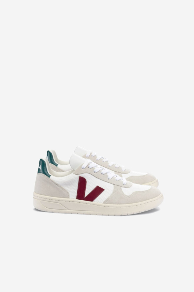SNEAKER VX1703094B V-10 WHITE_MARSALA_BRITT