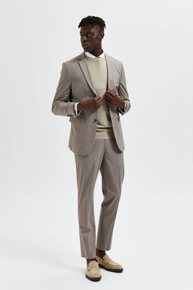 PULLOVER 16079772 SLHTOWN PURE CASHMERE