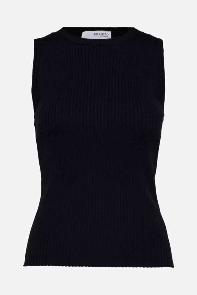 SHIRT 16089110 SLFLYDIA SLO-NECK BLACK