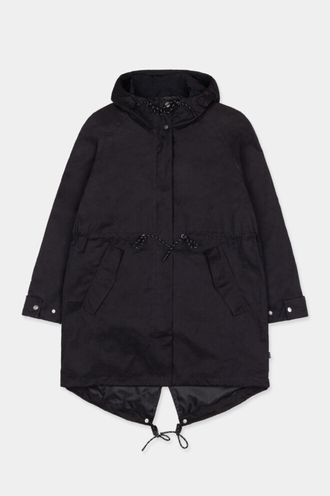 JACKE 77208 MID LENGTH PARKA BLACK