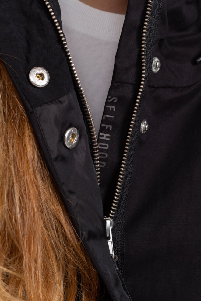 JACKE 77208 MID LENGTH PARKA BLACK