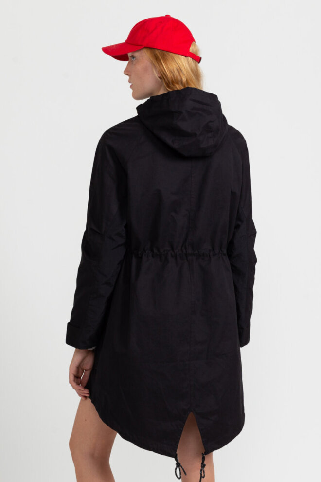 JACKE 77208 MID LENGTH PARKA BLACK